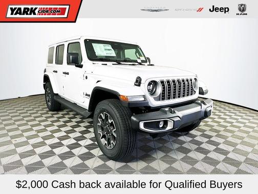 White 2026 Jeep Wrangler Sahara