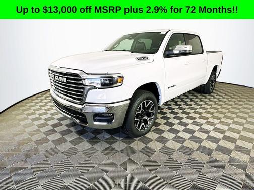 White 2026 RAM 1500 Laramie