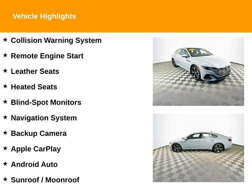 Moonstone Gray 2023 Volkswagen Arteon 2.0T SEL Premium R-Line