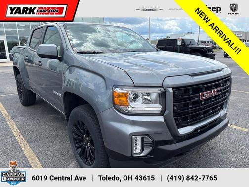 Gray 2022 GMC Canyon Elevation