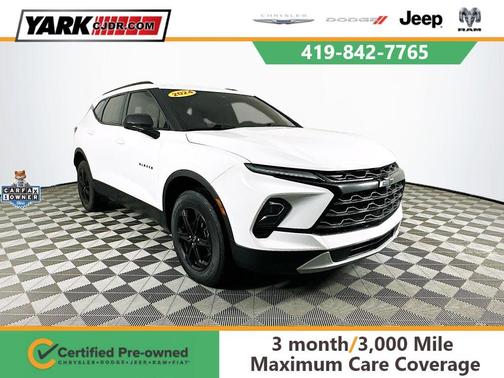 White 2024 Chevrolet Blazer LT
