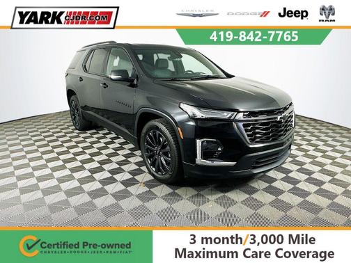 Black 2023 Chevrolet Traverse RS