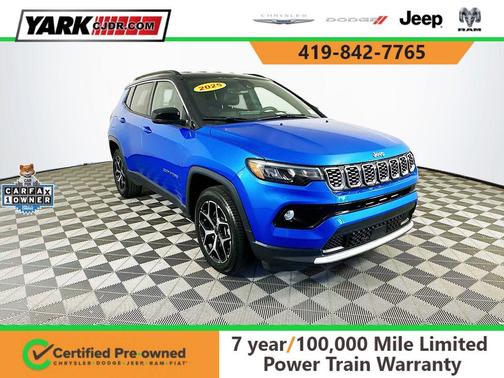 Blue 2025 Jeep Compass Limited
