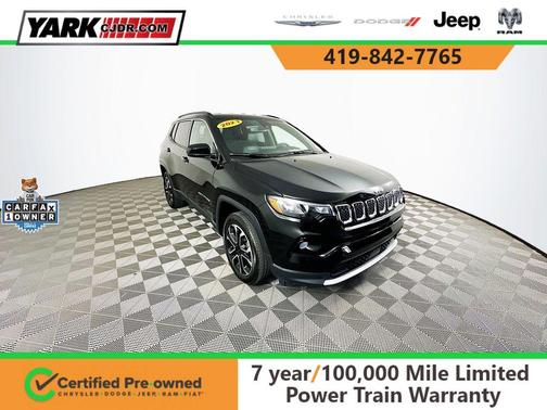Black 2023 Jeep Compass Limited