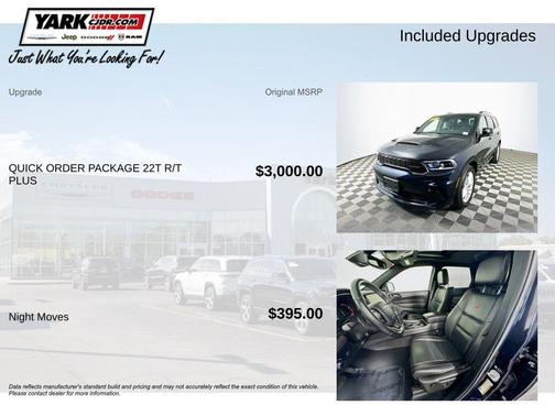 Blue 2025 Dodge Durango R/T