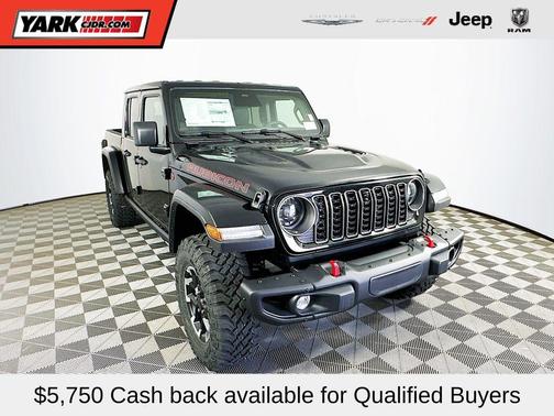 Black 2026 Jeep Gladiator Rubicon