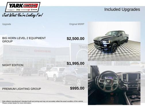 Black 2020 RAM 1500 Big Horn