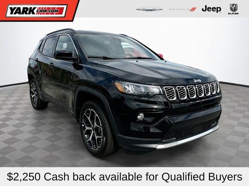 Black 2026 Jeep Compass Limited