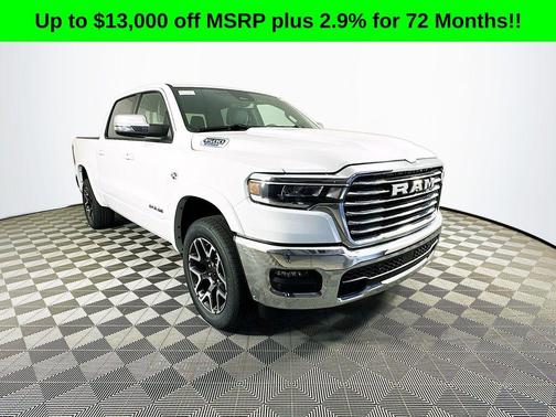 White 2026 RAM 1500 Laramie