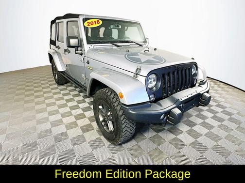 Silver 2018 Jeep Wrangler JK Unlimited Sport