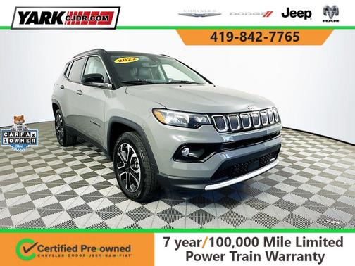 Gray 2022 Jeep Compass Limited