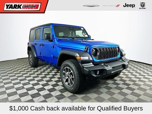 Blue 2026 Jeep Wrangler Sport