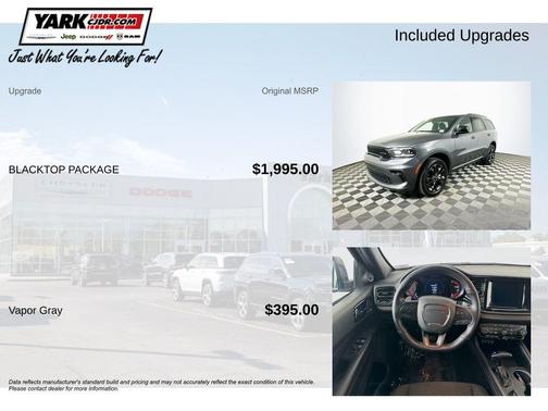 Gray 2023 Dodge Durango GT