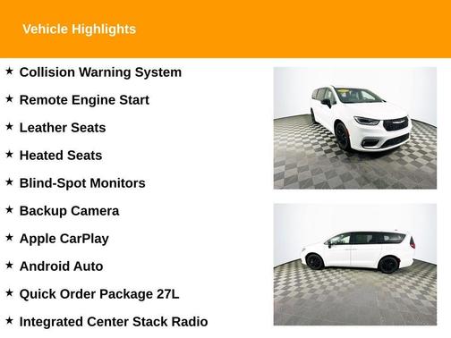 White 2025 Chrysler Pacifica Select