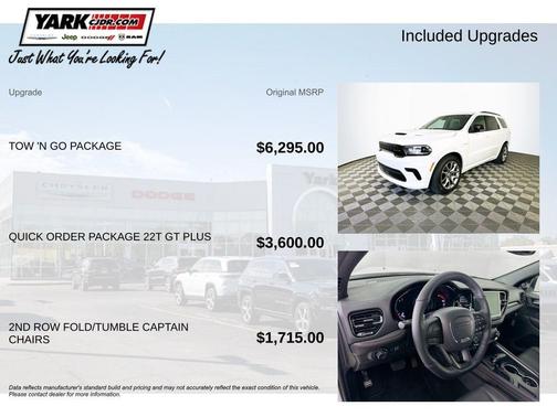 White 2026 Dodge Durango GT Plus HEMI V8