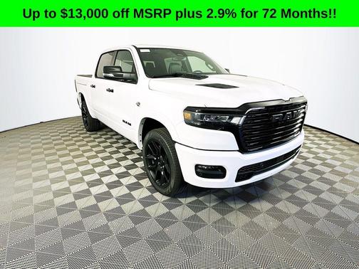 White 2026 RAM 1500 Laramie