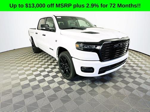 White 2026 RAM 1500 Laramie