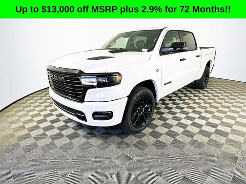 White 2026 RAM 1500 Laramie