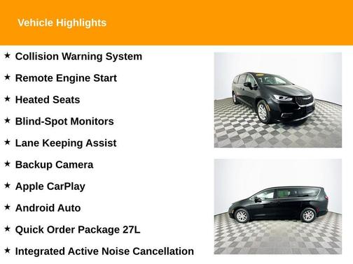 Black 2025 Chrysler Pacifica Select