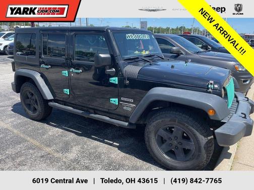 Black 2018 Jeep Wrangler JK Unlimited Sport