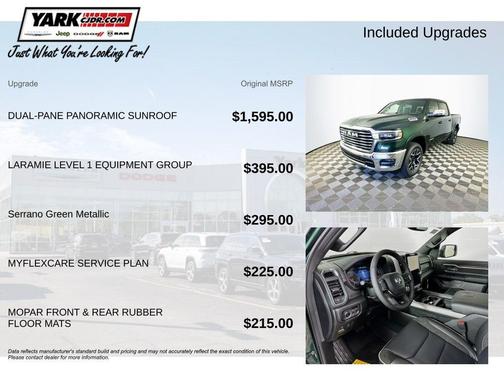 Green 2026 RAM 1500 Laramie
