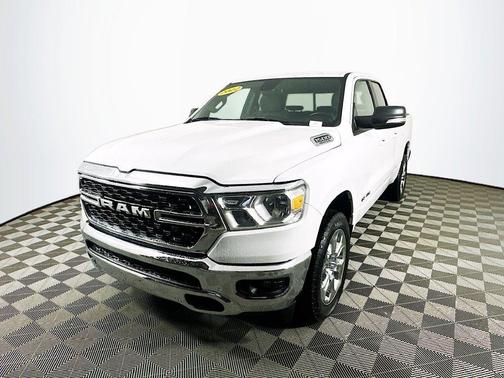 White 2022 RAM 1500 Big Horn
