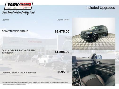 Black 2023 Jeep Compass Altitude