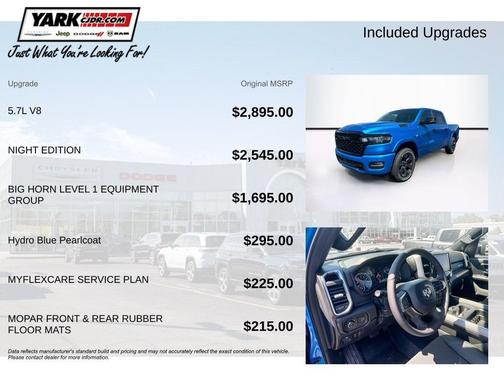 Blue 2026 RAM 1500 Big Horn/Lone Star