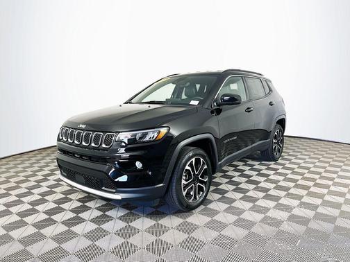 Black 2024 Jeep Compass Limited