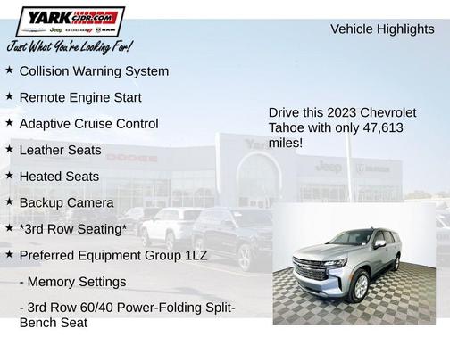 Gray 2023 Chevrolet Tahoe Premier