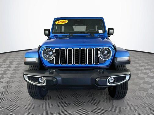 Blue 2025 Jeep Wrangler Sahara