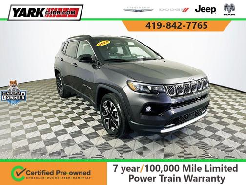 Black 2024 Jeep Compass Limited