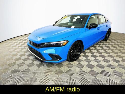 Blue 2022 Honda Civic Sport