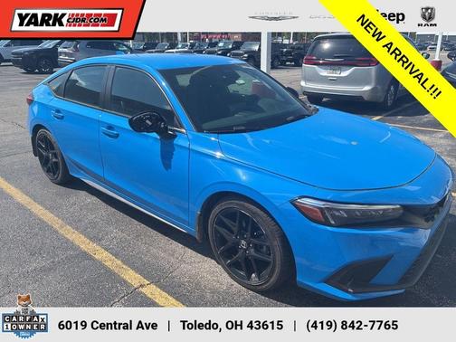 Blue 2022 Honda Civic Sport