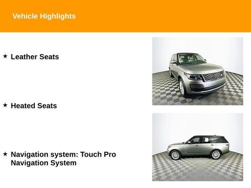 2019 Land Rover Range Rover 3.0L V6 Supercharged HSE