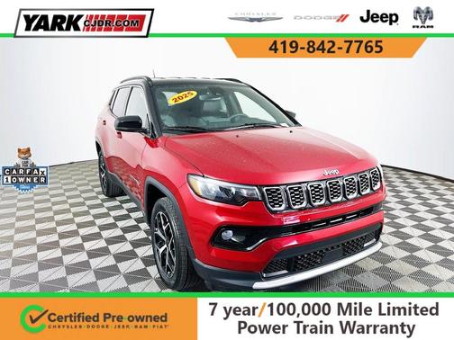 Red 2025 Jeep Compass Limited