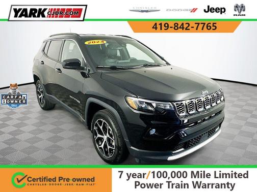 Black 2024 Jeep Compass Limited