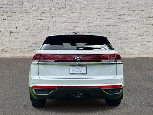 Pure White 2024 Volkswagen Atlas Cross Sport 2.0T SE w/Technology
