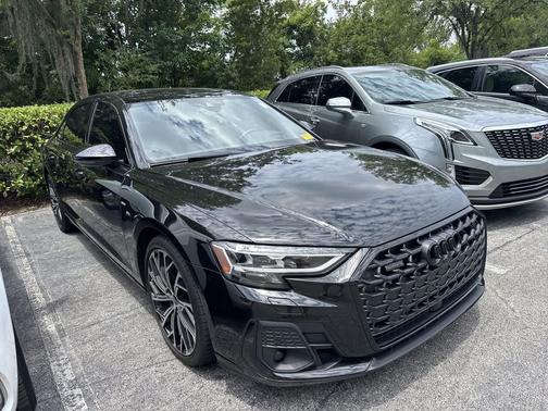 Mythos Black Metallic 2024 Audi A8 L 55 TFSI quattro Tiptronic