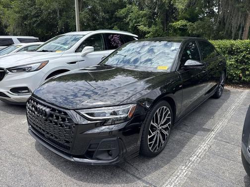 Mythos Black Metallic 2024 Audi A8 L 55 TFSI quattro Tiptronic