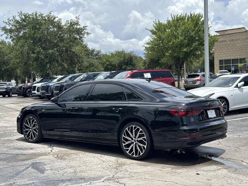 Mythos Black Metallic 2024 Audi A8 L 55 TFSI quattro Tiptronic