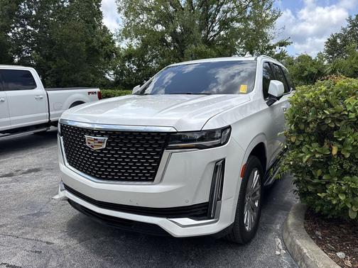 Crystal White Tricoat 2024 Cadillac Escalade Premium Luxury