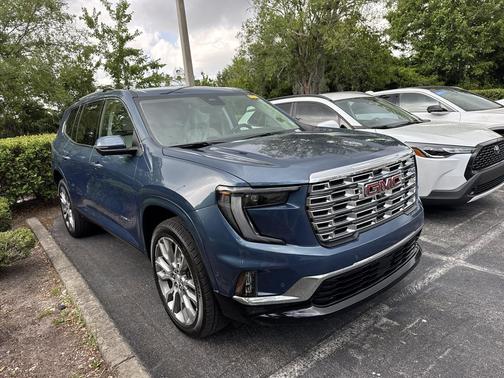 Downpour Metallic 2025 GMC Acadia Denali