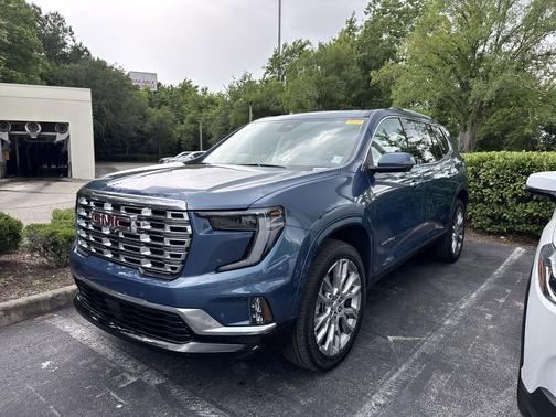 Downpour Metallic 2025 GMC Acadia Denali