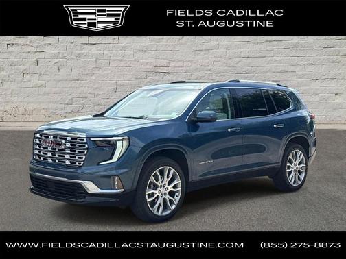 Downpour Metallic 2025 GMC Acadia Denali