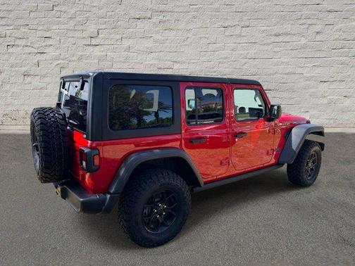 Firecracker Red Clearcoat 2025 Jeep Wrangler 4xe Willys