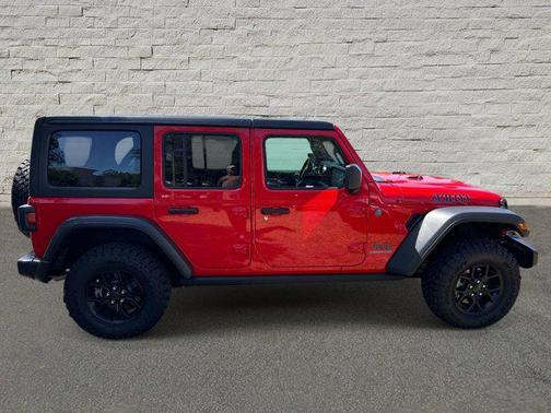 Firecracker Red Clearcoat 2025 Jeep Wrangler 4xe Willys