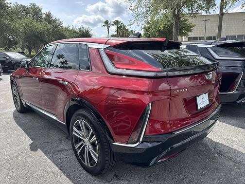 Radiant Red Tintcoat 2024 Cadillac LYRIQ Luxury