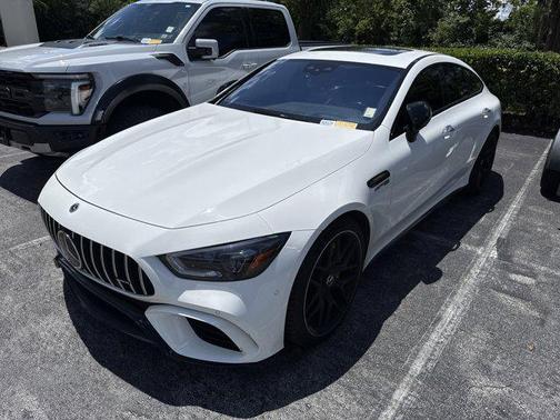 Polar White 2021 Mercedes-Benz AMG GT 63 S 4-Door