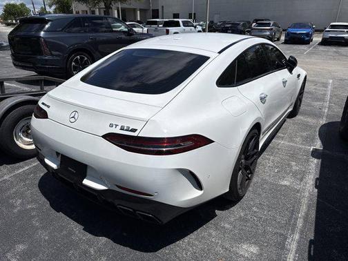 Polar White 2021 Mercedes-Benz AMG GT 63 S 4-Door